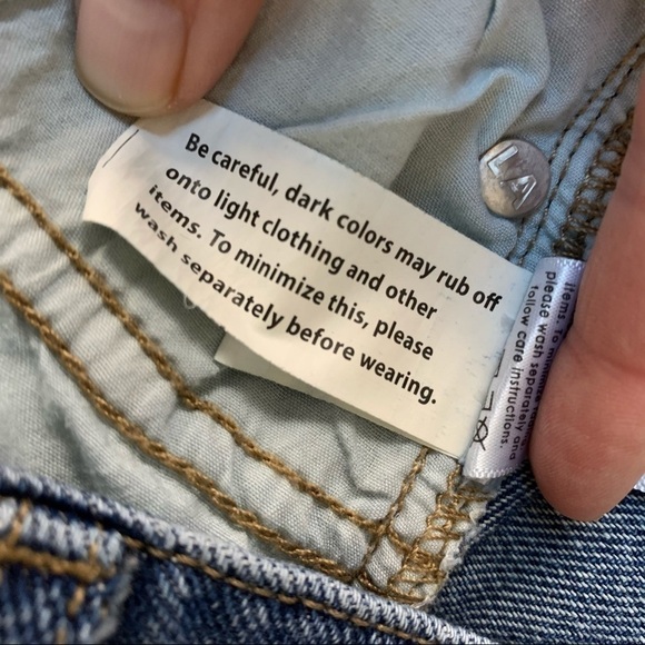 Pac Sun Jeans Womens 29 Blue Pintuck Seam High Rise Mom - Picture 12 of 13